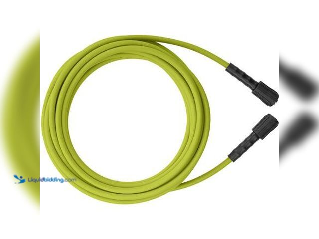 Lot 49-5546878 - RYOBI 1/4 in. x 35 ft. 3,300 PSI Pressure Washer Replacement Hose Model # RY31HPH01 used