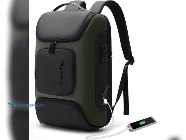 Lot 49-5447931 - BANGE Business Backpack with USB Charging Port, Anti Theft Laptop Backpacks Fit for 15.6 INCH,Men Tr...