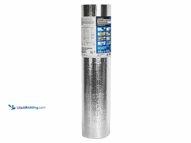 Lot 49-2024356 - Everbilt 48 in. x 125 ft. Double Reflective Insulation Radiant Barrier. Model # 48X125DBLRFL. MSRP $...