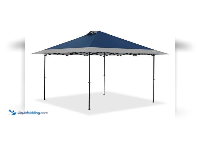Lot 49-2024884 - E-Z UP ONE-UP 13 ft. x 13 ft. Blue Instant Pop-Up Canopy Tent with Roller Bag, UV & Water Resistant,...