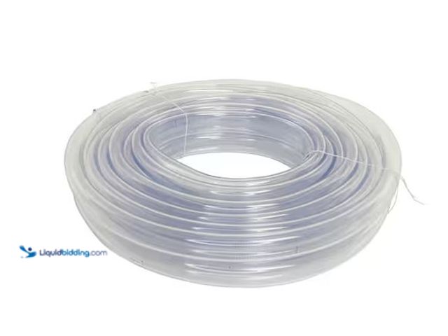 Lot 49-5573037 - Everbilt
1-1/4 in. O.D. x 1 in. I.D. x 50 ft. PVC Clear Vinyl Tube, Unused