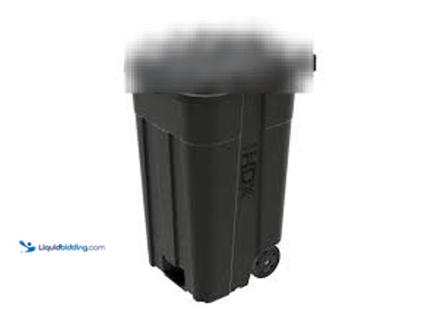 Lot 49-5433575 - HDX
45 gal. Black Heavy Duty Outdoor Trash Can with Wheels and Attached Lid. Item is Unused, NO LID