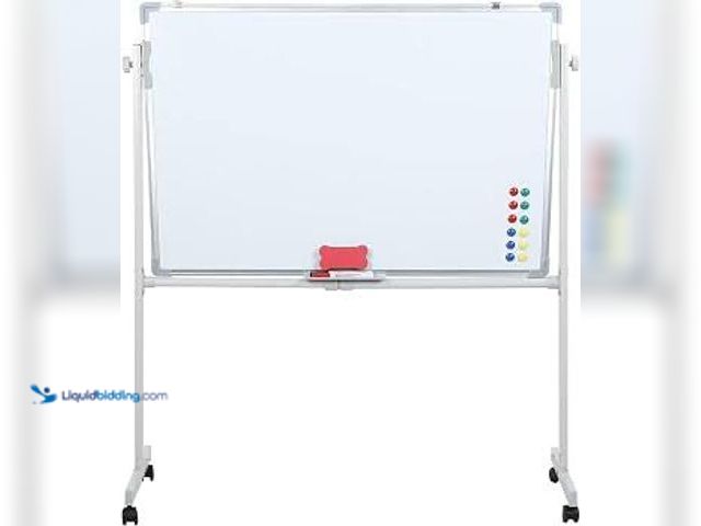 Lot 49-5545418 - Magnetic Easel Whiteboard with Wheels, SKU:B2403, Unused