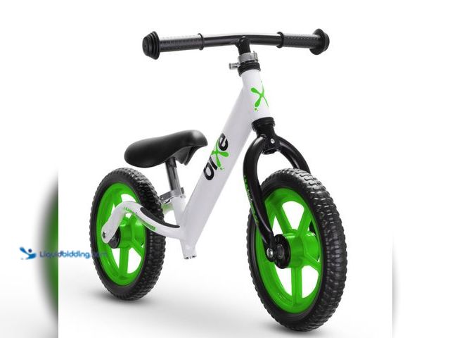 Lot 49-1578002 - Bixe Lightweight Balance Bike for Kids, Aluminum Green, 4 lbs., Suitable for children aged 18 months...