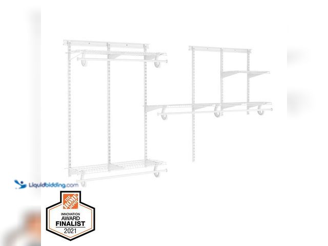 Lot 49-5453681 - Everbilt 7 ft. - 10 ft. Regular Duty Closet Organizer Kit. [ Model # 90250] Used