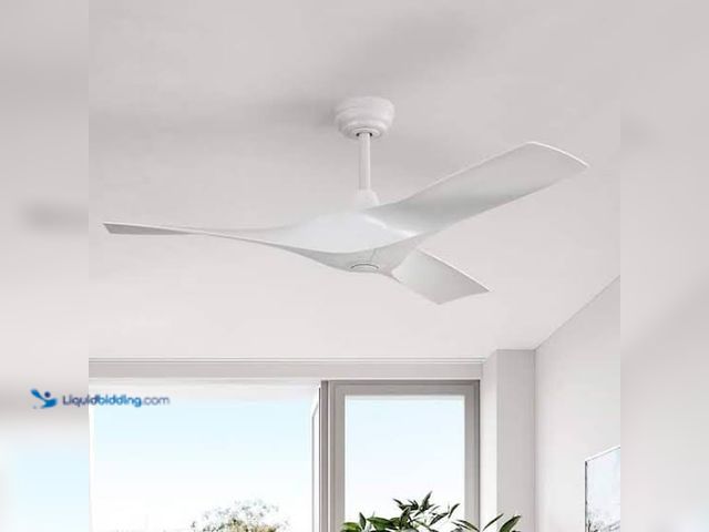 Lot 49-5541988 - Stouser 52 inch ceeling fan. White. Unused.