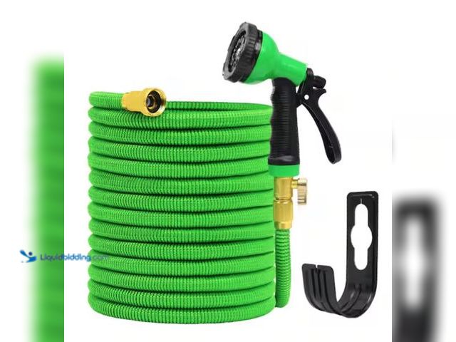 Lot 49-2006288 - Garden Joy Expandable Garden Hose 3/4 in. x 100 ft. With 10-Function Sprayer Nozzle Magic Water Hose...