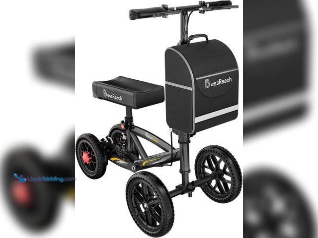 Lot 49-5554391 - BlessReach Foldable All Terrain Knee Scooter for Adults for Foot Injuries | 300lbs Foldable Leg Knee...