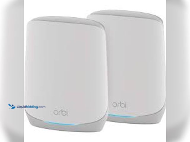 Lot 49-5458859 - NETGEAR - Orbi 750 Series AX5200 Tri-Band Mesh Wi-Fi 6 System (2-pack) - White Model# AX5200 Unused
