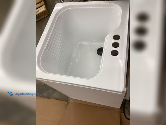 Lot 49-5486785 - Presenza
All-in-One 24 in. x 21.3 in. x 33.8 in. Stainless Steel Drop-In Sink and Cabinet with Fauc...