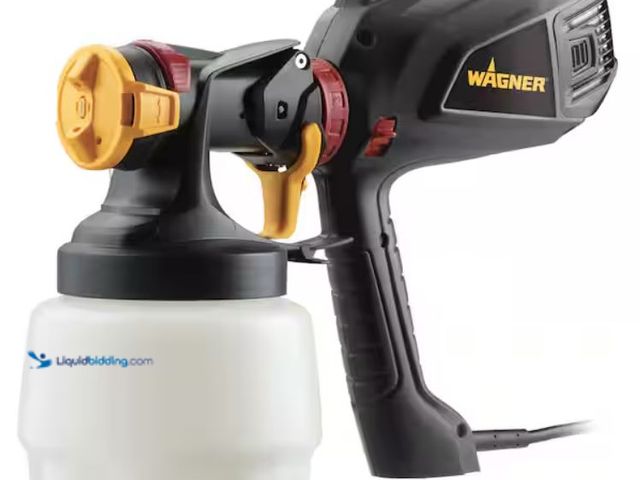 Lot 49-2006359 - Wagner Flexio 2500 Electric Handheld HVLP Paint Sprayer, Model # 2409509, Unused, Has attachments, P...