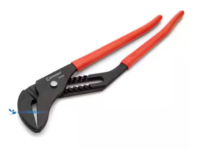 Lot 49-3614715 - Crescent 16 in. Straight Jaw Black Oxide Tongue and Groove Pliers with Dipped Grips, Model # RT216CV...
