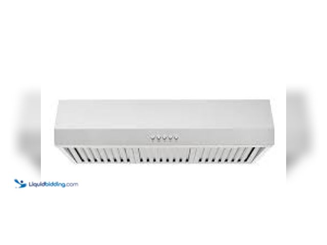 Lot 49-5448428 - Vissani Sarela 30 in. W x 7 in. H 500CFM Convertible Under Cabinet Range Hood in Stainless Steel wit...