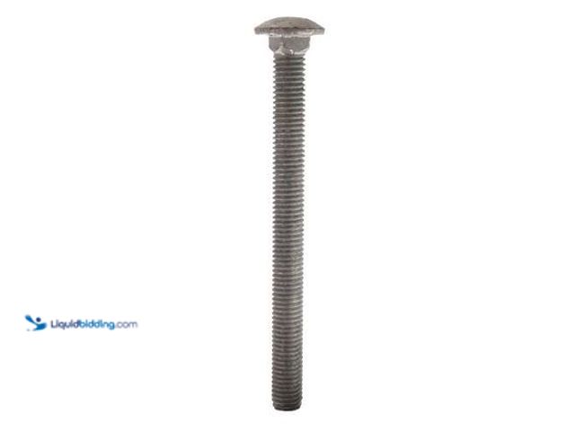 Lot 49-5546712 - Everbilt 1/2 in.-13 x 6 in. Galvanized Carriage Bolt Model # 803620 approx. 200 unused.