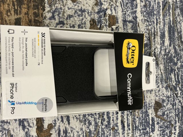 Lot 49-5558915 - OtterBox iPhone 17 Pro Commuter Series Case - Black: Wireless Charging Compatible MODEL:840434710126...