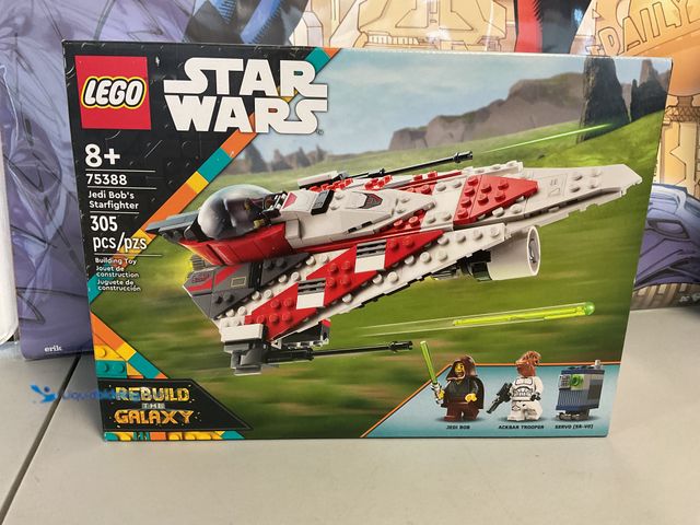 Lot 49-1820870 - COLLECTIBLE AWESOME LEGO STAR WARS REBUILD THE GALAXY JEDI BOB’S STARFIGHTER 75388 305 PCS/PZS SET. ...