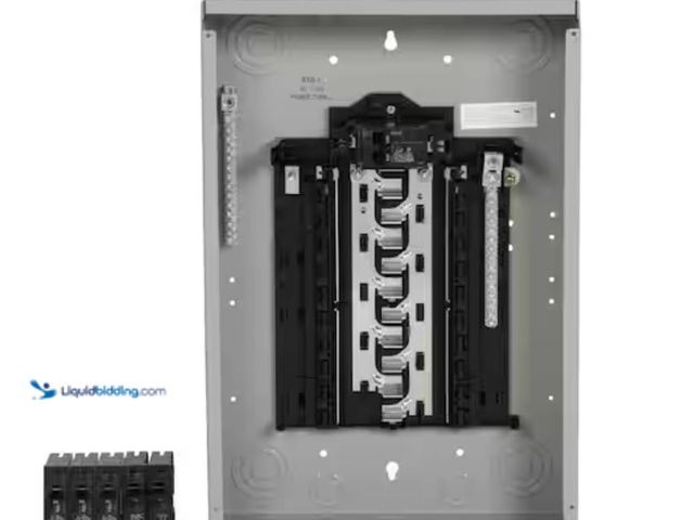 Lot 49-1631328 - Siemens SN Series 100 Amp 20-Space 20-Circuit Main Breaker Plug-On Neutral Load Center Value Pack, M...
