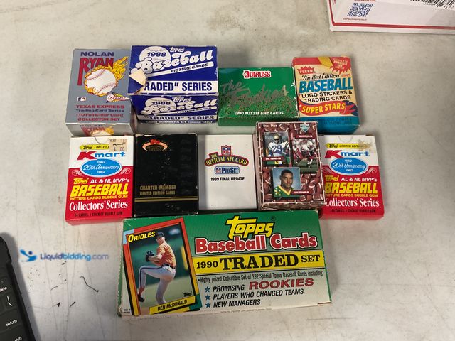 Lot 49-1505196 - COLLECTIBLE LOT OF 10 MINI SPORT SETS INCLUDING TOPPS, KMART, FLEER AND MORE. LOADED WITH STARS AND ...