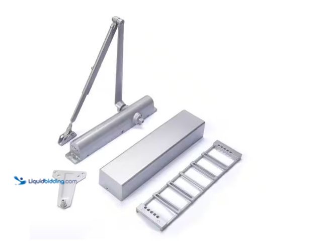 Lot 49-1566711 - Universal Hardware Heavy-Duty All-in-One Aluminum Commercial Door Closer with Flex Plate, Model # UH...