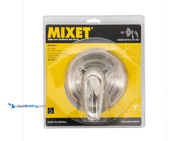 Lot 49-3616668 - BrassCraft Rebuild Trim Kit in Satin Nickel for Single Lever Tub/Shower Faucets - Unused SKU # 26614...