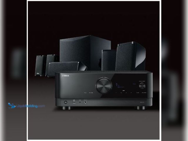 Lot 49-5450684 - YHT-5960U 5.1-Channel Home Theater System with 8K HDMI and MusicCast Item is Factory Sealed with Att...