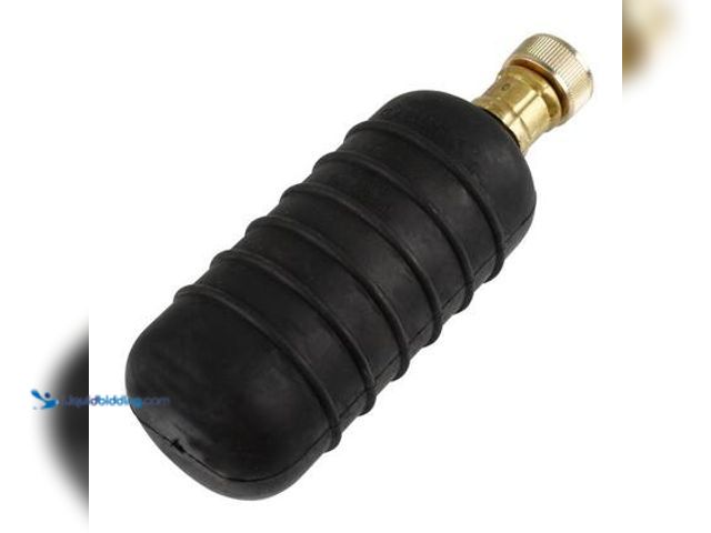 Lot 49-5549795 - Husky Large Drain Cleaning Bladder - Clears 4 in. to 6 in. Pipes with Garden Hose Water Pressure. Mo...