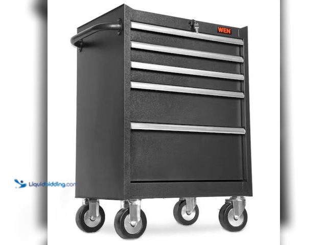 Lot 49-2006117 - WEN 27 in. Premium Rolling Tool Cabinet with Heavy Duty 21-Gauge Powder-Coated Steel Construction, M...