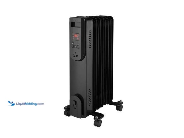 Lot 49-5487087 - Konwin
1500-Watt Black Indoor Electric Oil-Filled Radiator Convection Radiant Space Heater with Rem...
