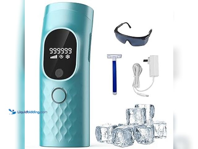 Lot 49-5415166 - Laser Hair Removal for Women and Men - Permanent Painless Ice Cooling IPL Device Remover Machine wit...