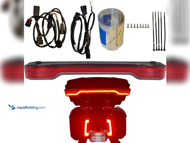 Lot 49-5437854 - LED Wrap-around Tour Pack Light Bar for 2023-2024 Harley CVO Street Glide (FLHXSE), CVO Road Glide (...