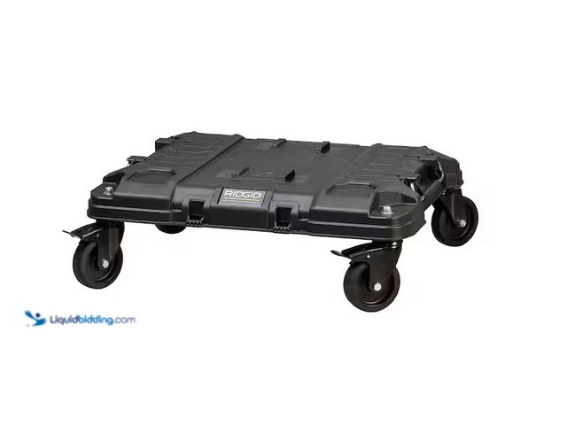 Lot 49-1556683 - RIDGID Dolly 24 in. x 18 in. Black Modular Tool Cart Model # 262824, Unused  Ref#SSB1201