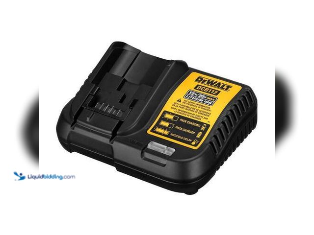 Lot 49-3616488 - DEWALT 20V 4-Amp Charger Only - slightly used condition, includes charger no battery , powers on Mod...