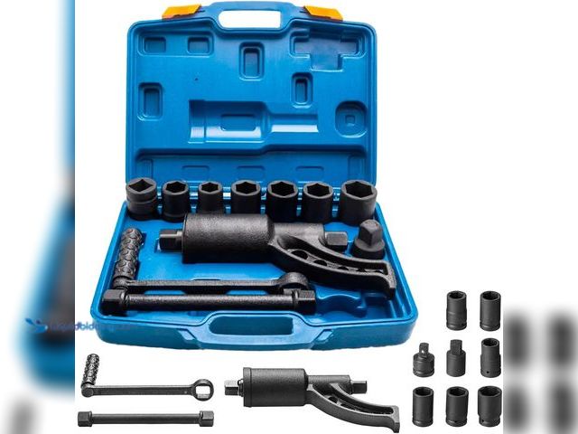 Lot 49-5435250 - Heavy Duty Torque Multiplier Wrench Set - 1:64 Torque Wrench Set 11PCS Labor Saving Torque Multiplie...