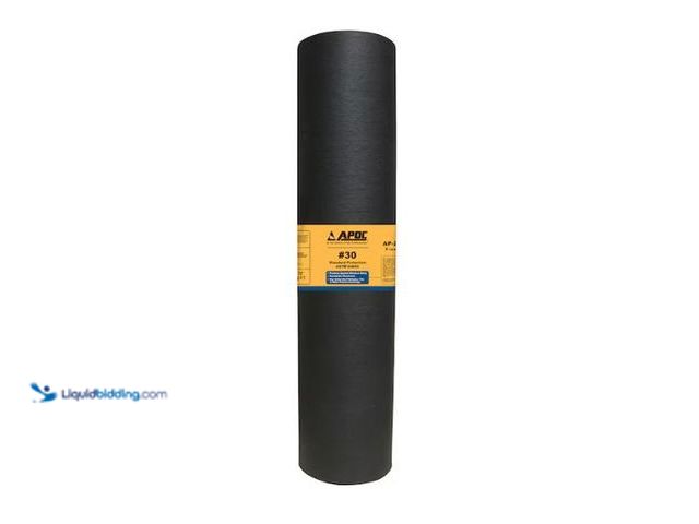 Lot 49-2026296 - Warrior Roofing 36-in x 72-ft 216-sq ft Felt Roof Underlayment. Model # 1000624991. Unused. Scuffs a...