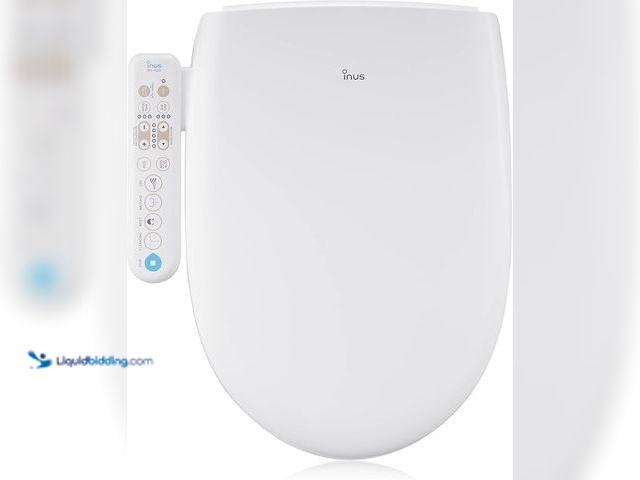 Lot 49-3600469 - Inus N22 Electric Heated Bidet Toilet Seat Elongated, Warm Water, Smart Heated Water Luxury Bidet To...