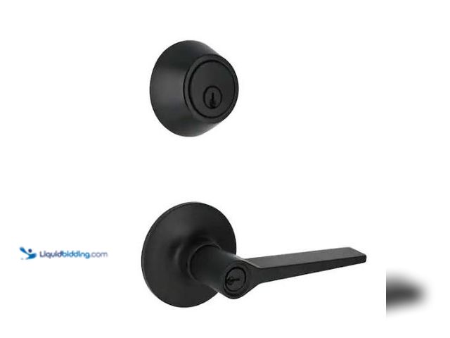 Lot 49-1569205 - Defiant Freedom Matte Black Single Cylinder Combo Pack, Model # 32MEX9D1B, New.  Ref#SBS0114