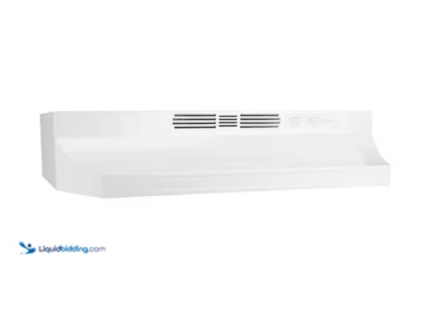 Lot 49-1622719 - Broan-NuTone RL6200 Series 30 in. Ductless Under Cabinet Range Hood with Light in White, Model # RL6...