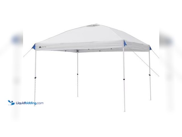 Lot 49-3617642 - Ozark Trail 10' x 10' Instant Slant Leg Pop-up Canopy Tent - Used , has attachments and scuffs and s...