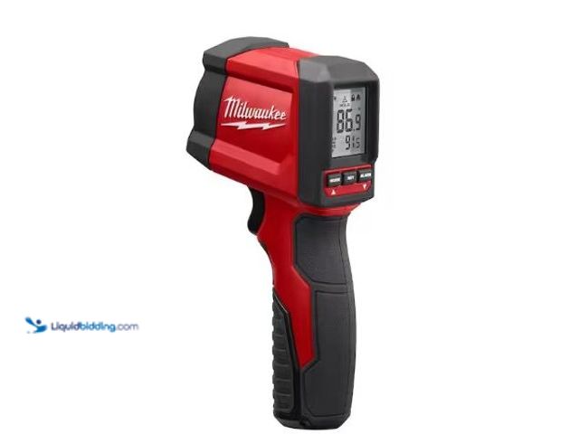 Lot 49-3618598 - Milwaukee 10:1 Infrared Thermometer, Model # 2267-20H, Slightly used.   Ref#BIN0702
