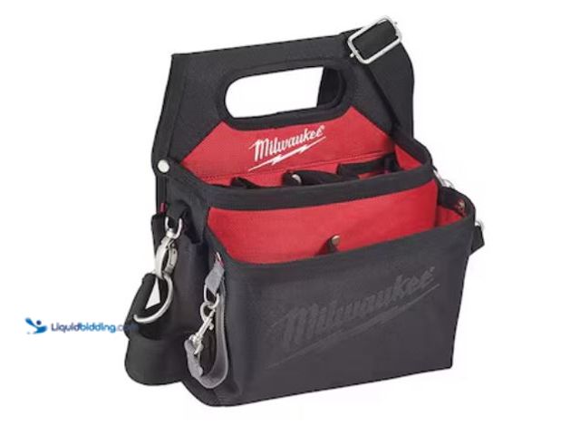 Lot 49-2001529 - Milwaukee 15-Pocket Electricians Work Pouch/Holster with Quick Adjust Belt, Model # 48-22-8112, Unus...