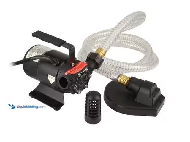 Lot 49-5574041 - Everbilt
1/10 HP Non-Submersible Self-Priming Transfer Pump. Store SKU # 1004181634. Unused