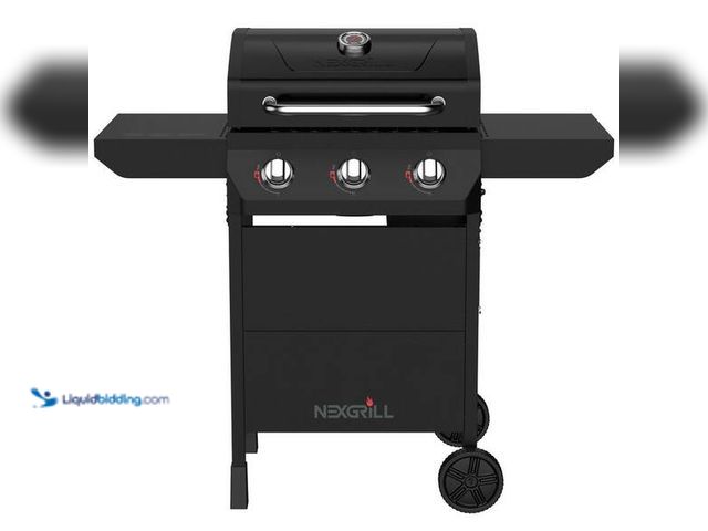 Lot 49-3564336 - Nexgrill
3 Burner Liquid Propane Gas Grill in Black Unused
