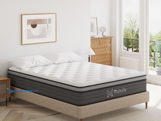 Lot 49-1548461 - King Hybrid Mattress, 10 Inch, Medium Firm, Gel Memory Foam & Pocket Spring, Pressure Relief & Breat...
