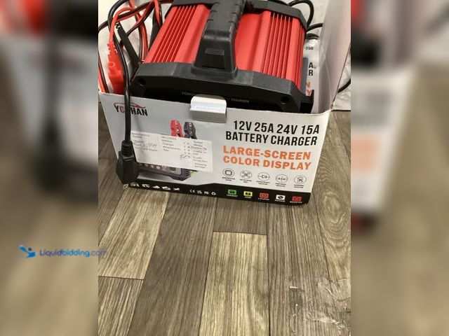 Lot 49-5415150 - YONHAN 25-Amp Battery Charger, 12V/24V Automatic Smart Car Battery Charger -All in One LiFePO4 & Lea...