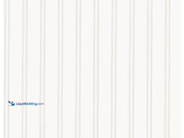 Lot 49-1622659 - Graham & Brown Bead Board White Paintable Prepasted Wallpaper, Model # 15274, Unused  Ref#SR0708