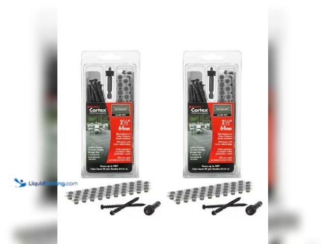 Lot 49-3615663 - Lot of (2) FastenMaster Collated Cortex Hidden Fastening System for Trex Transcend Decking - 2-1/2" ...