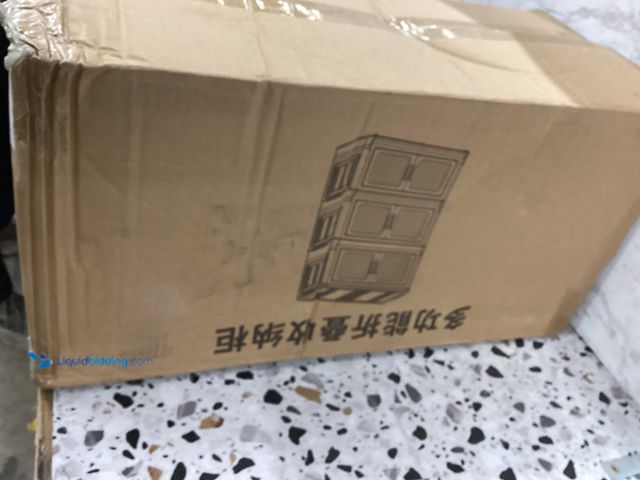 Lot 49-5433922 - 3 Drawer Plastic Foldable Storage. Item is Unused