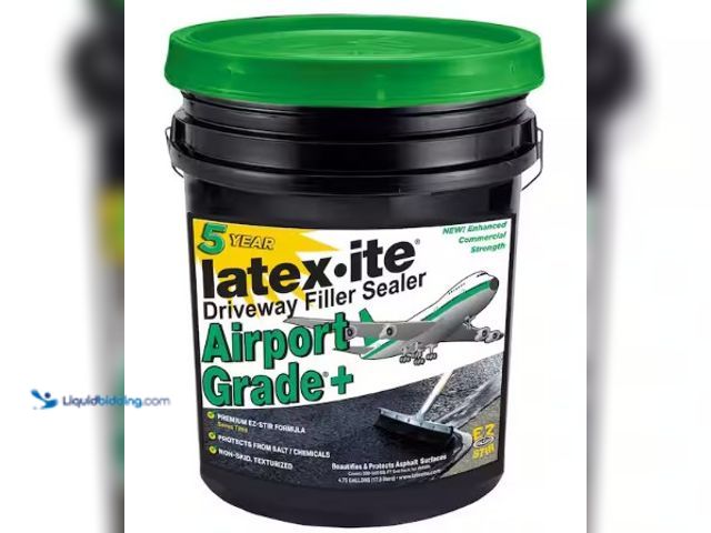 Lot 49-2025306 - Lot of (9) buckets of Latex-ite 4.75 Gal Airport Grade+ Driveway Filler Sealant, Model # 75066, MSRP...
