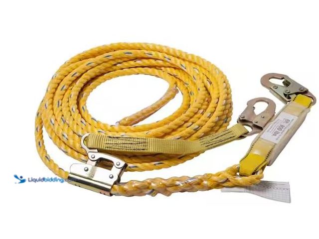 Lot 49-1568840 - Guardian Fall Protection 50 ft. Poly Steel Vertical Lifeline Assembly Model # 01320, New  Ref#SR0114
