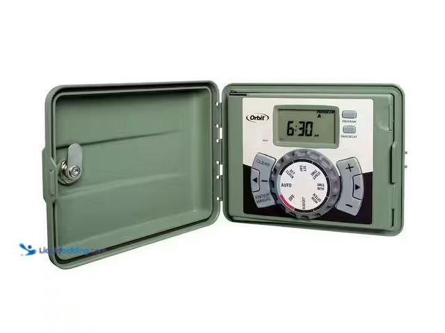 Lot 49-1576440 - Orbit 4-Station Easy-Set Logic Indoor/Outdoor Irrigation Controller Model # 57894, Unused, Has Attac...